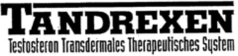 TANDREXEN Testosteron Transdermales Therapeutisches System Logo (DPMA, 24.02.1996)