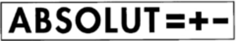 ABSOLUT Logo (DPMA, 12.05.1996)