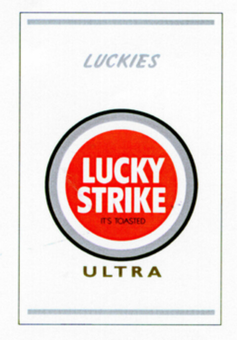 LUCKIES LUCKY STRIKE ULTRA Logo (DPMA, 13.01.1999)