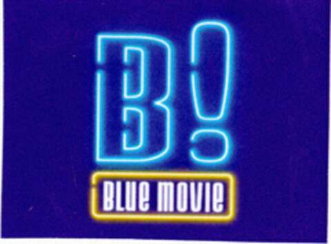 B! Blue movie Logo (DPMA, 31.07.1999)