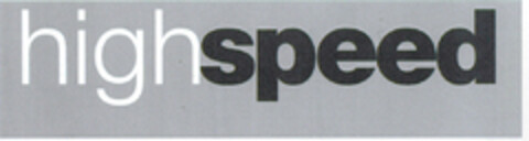 highspeed Logo (DPMA, 27.10.1999)