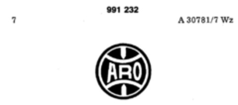 ARO Logo (DPMA, 09/30/1978)