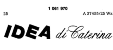 IDEA di Caterina Logo (DPMA, 19.08.1983)