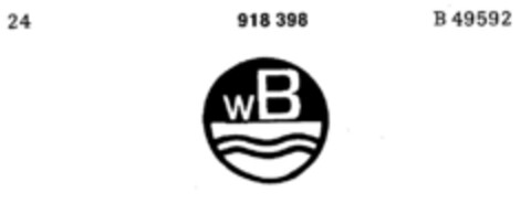 WB Logo (DPMA, 25.11.1972)