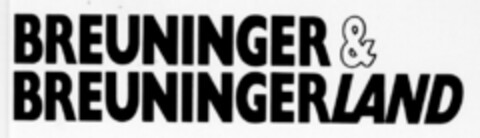BREUNINGER&BREUNINGERLAND Logo (DPMA, 19.10.1979)