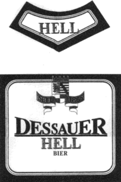 DESSAUER HELL BIER Logo (DPMA, 26.11.1990)