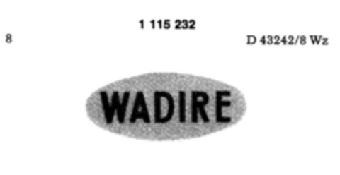 WADIRE Logo (DPMA, 27.02.1987)