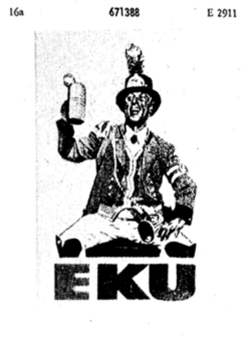 EKU Logo (DPMA, 30.01.1954)