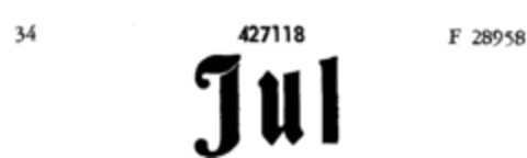 Jul Logo (DPMA, 06.05.1930)