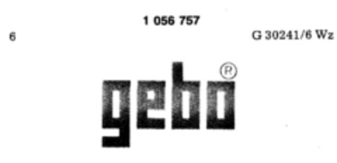 gebo Logo (DPMA, 11.03.1983)