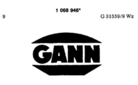 GANN Logo (DPMA, 08/03/1984)