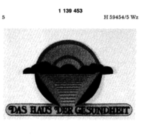 DAS HAUS DER GESUNDHEIT Logo (DPMA, 04/29/1988)