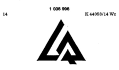 1036996 Logo (DPMA, 17.12.1981)
