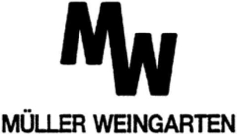 MW MÜLLER WEINGARTEN Logo (DPMA, 09/28/1993)