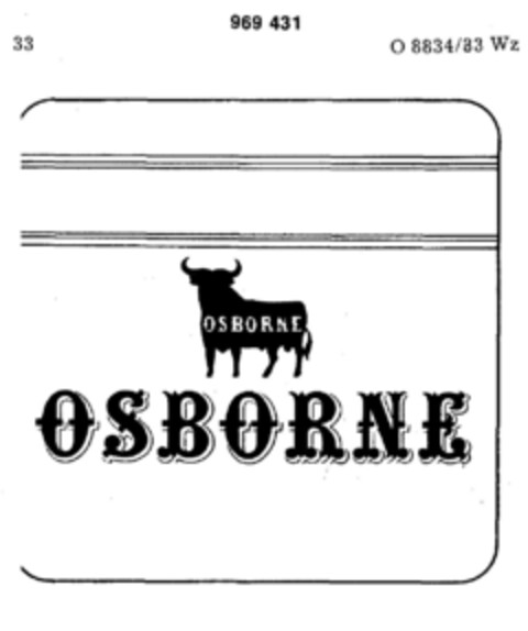 OSBORNE Logo (DPMA, 12/01/1976)