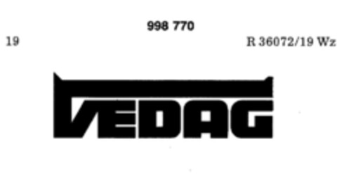 VEDAG Logo (DPMA, 24.02.1979)