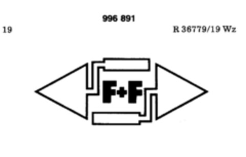 F+F Logo (DPMA, 23.06.1979)