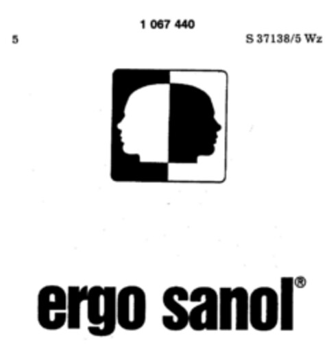 ergo sanol Logo (DPMA, 02.02.1982)