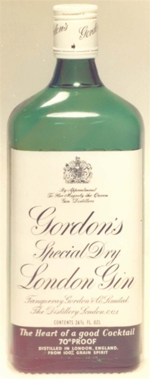 Gordon`s Special Dry London Gin Logo (DPMA, 18.01.1973)