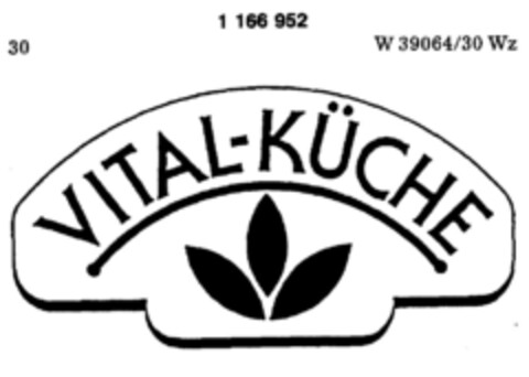 VITAL-KÜCHE Logo (DPMA, 03/15/1989)