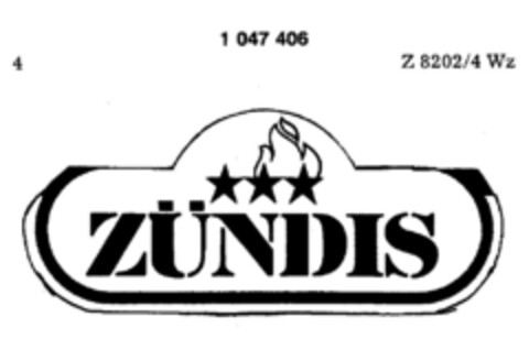 ZÜNDIS Logo (DPMA, 22.07.1981)