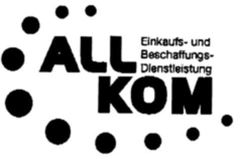 ALL KOM Einkaufs- und Beschaffungs- Dienstleistung Logo (DPMA, 25.07.2000)