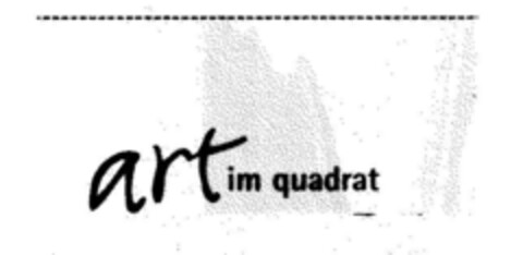 art im quadrat Logo (DPMA, 28.08.2000)