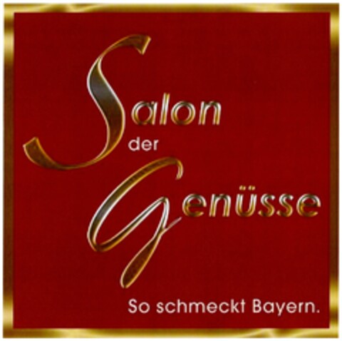 Salon der Genüsse So schmeckt Bayern Logo (DPMA, 01.07.2008)