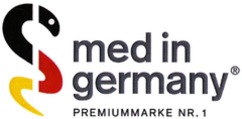 med in germany PREMIUMMARKE NR. 1 Logo (DPMA, 03/09/2009)