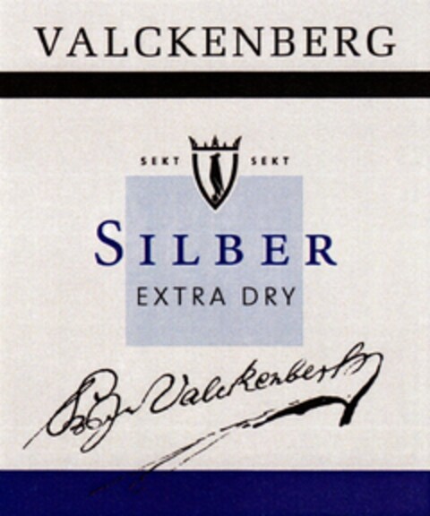 VALCKENBERG SILBER EXTRA DRY Logo (DPMA, 06/17/2009)