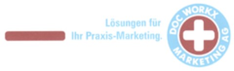 Lösungen für Ihr Praxis-Marketing. DOC WORKX MARKETING AG Logo (DPMA, 02/14/2012)