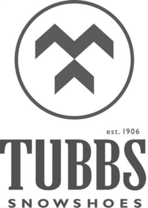 TUBBS SNOWSHOES est. 1906 Logo (DPMA, 12/10/2013)