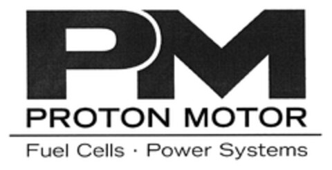 PM PROTON MOTOR Logo (DPMA, 18.07.2013)