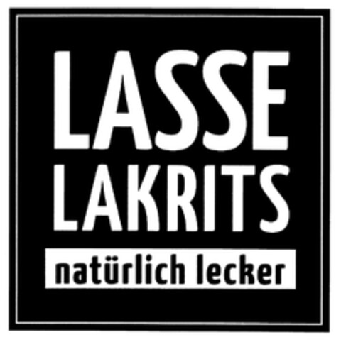 LASSE LAKRITS natürlich lecker Logo (DPMA, 03/06/2014)