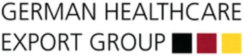 GERMAN HEALTHCARE EXPORT GROUP Logo (DPMA, 17.09.2015)