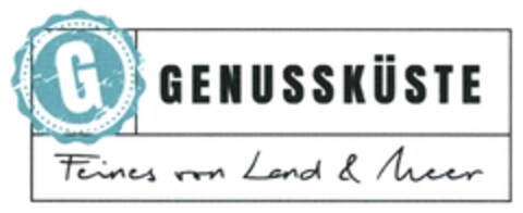G GENUSSKÜSTE Feines von Land & Meer Logo (DPMA, 08/16/2017)