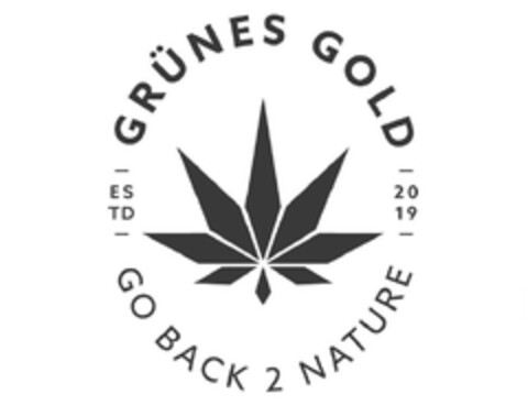 GRÜNES GOLD ESTD 2019 GO BACK 2 NATURE Logo (DPMA, 02/01/2019)