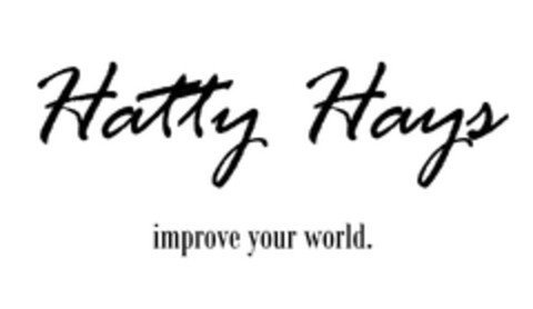Hatty Hays improve your world. Logo (DPMA, 03/12/2019)