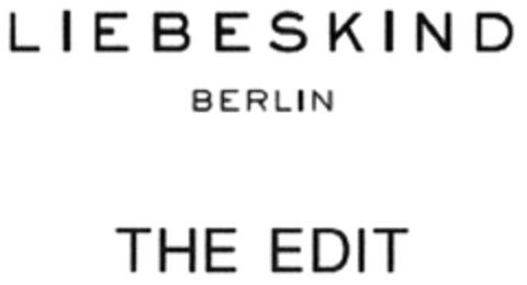 LIEBESKIND BERLIN THE EDIT Logo (DPMA, 08/25/2021)