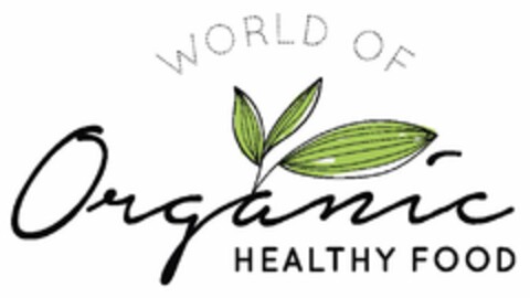 WORLD OF Organic HEALTHY FOOD Logo (DPMA, 07.10.2021)