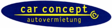 car concept autovermietung Logo (DPMA, 04/29/2003)