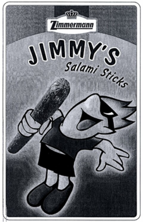 Zimmermann JIMMY'S Salami Sticks Logo (DPMA, 09/02/2003)