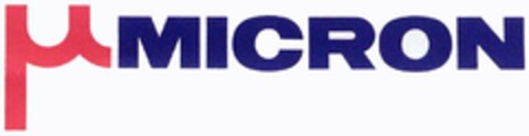 μ MICRON Logo (DPMA, 04.03.2004)