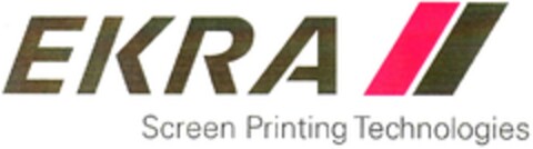 EKRA Screen Printing Technologies Logo (DPMA, 01.06.2007)