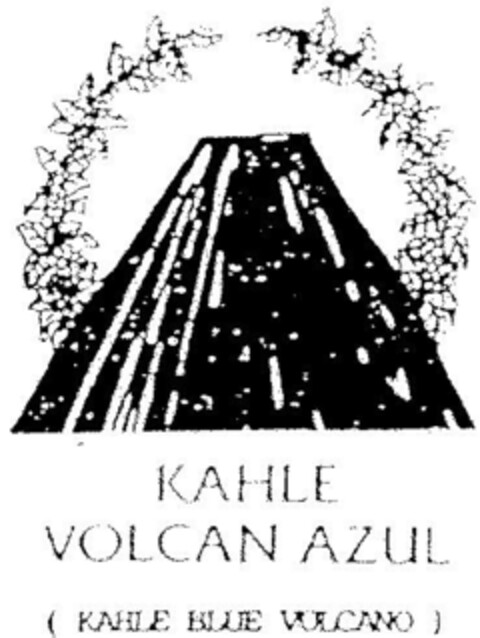 KAHLE VOLCAN AZUL Logo (DPMA, 30.12.1994)