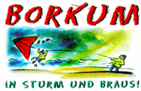 BORKUM iN STURM UND BRAUS! Logo (DPMA, 12/10/1998)