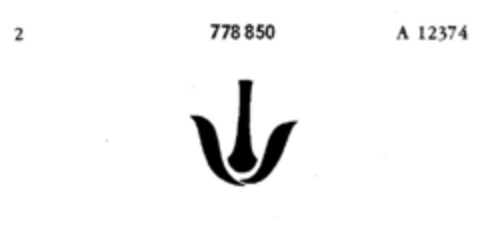 778850 Logo (DPMA, 07/23/1962)