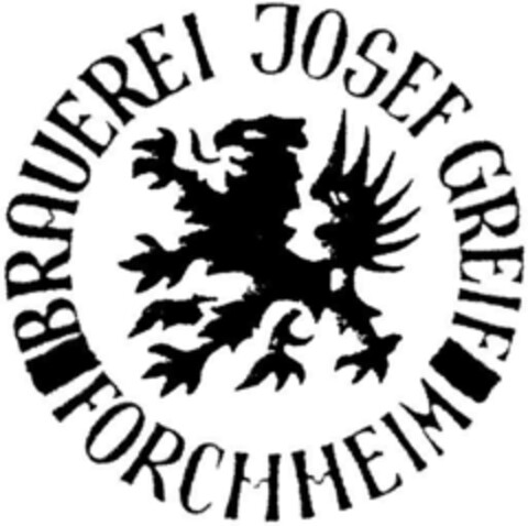 BRAUEREI JOSEF GREIF FORCHHEIM Logo (DPMA, 12/03/1993)