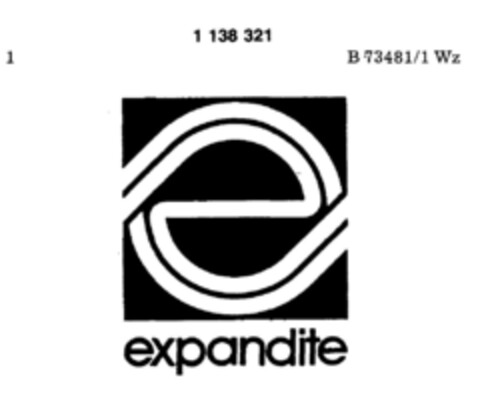 expandite Logo (DPMA, 30.11.1983)