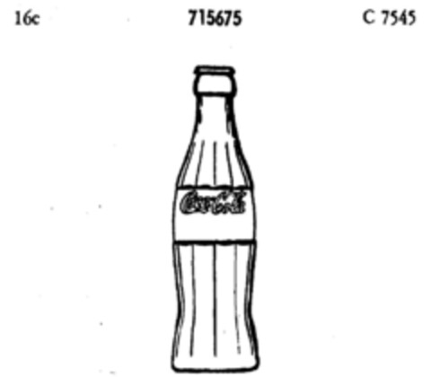 Coca Cola Logo (DPMA, 18.11.1957)